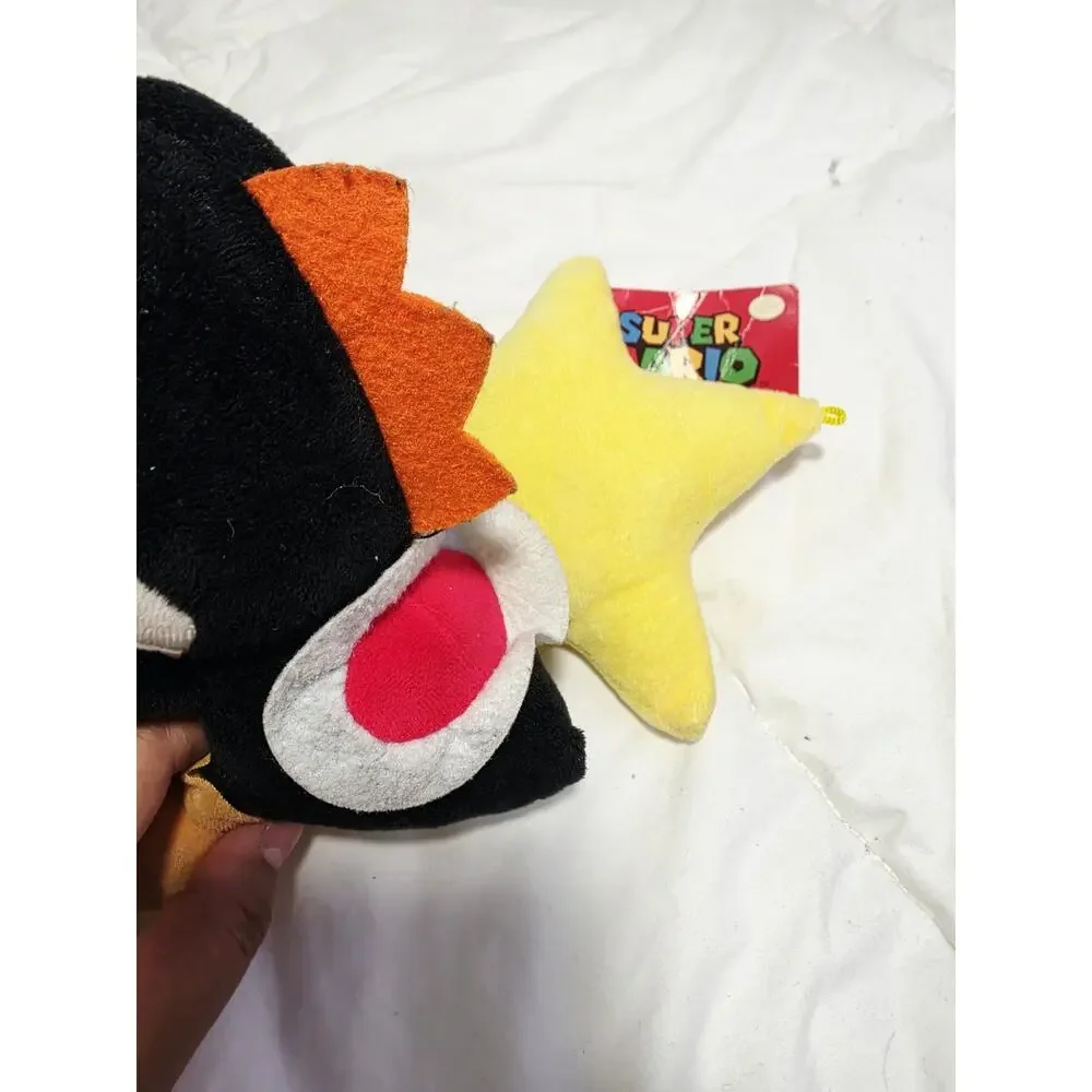Mario Bros. Yoshi Black Plush Star Nintendo Set Of 2 Limited Edition Hanging Dec